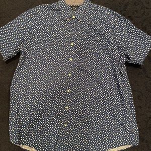 Nautica Stretch Short Sleeve Button-Down  3XLT